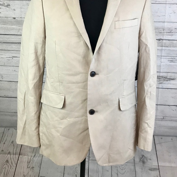 NEW Claiborne Mens Linen Blend Blazer Size 46 - Picture 8 of 8